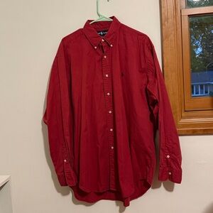 Ralph Lauren Crimson Cotton Shirt